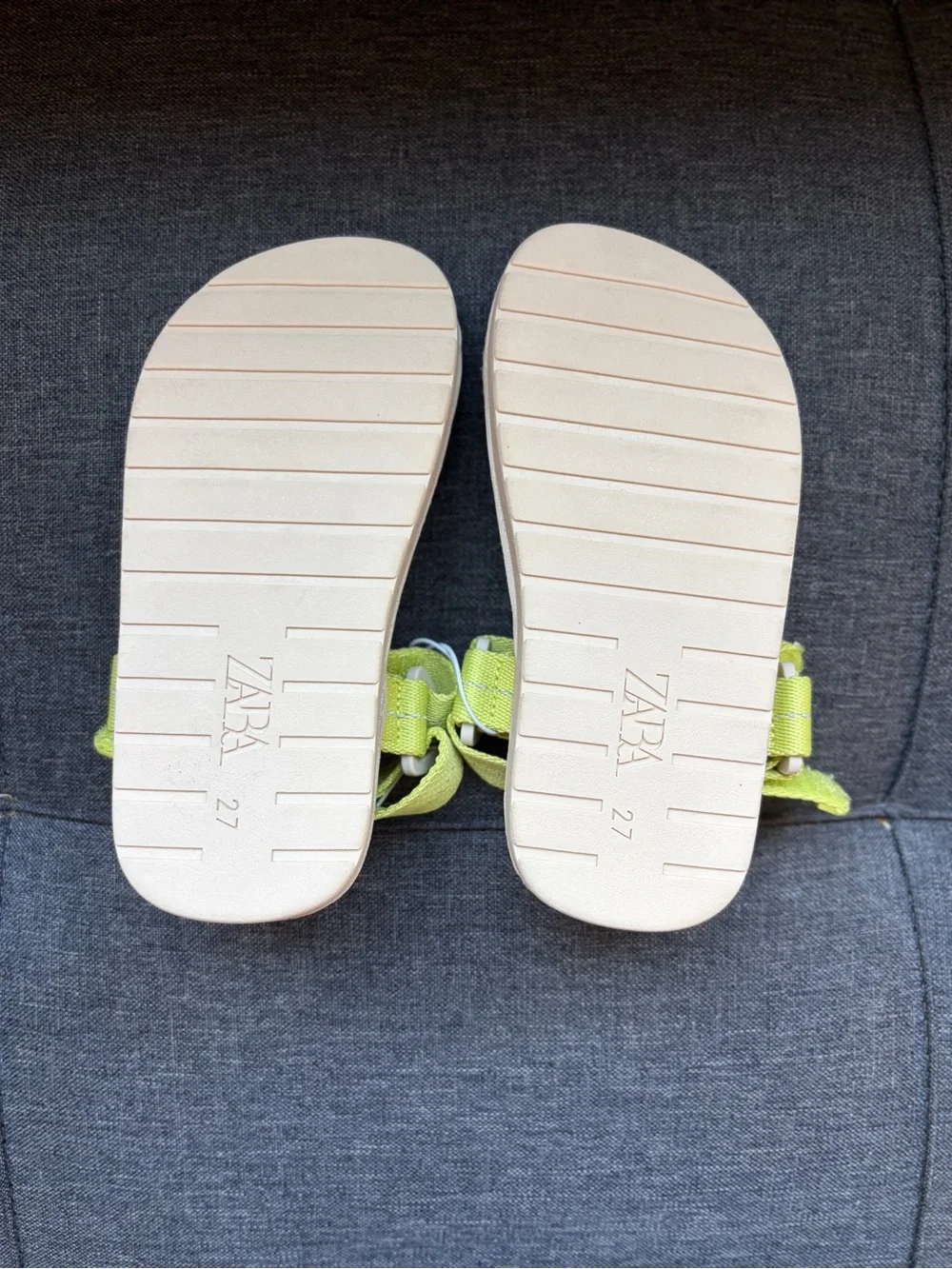 Zara Toddler Sport Sandals Size 27 / US 10C NWT Lime Green